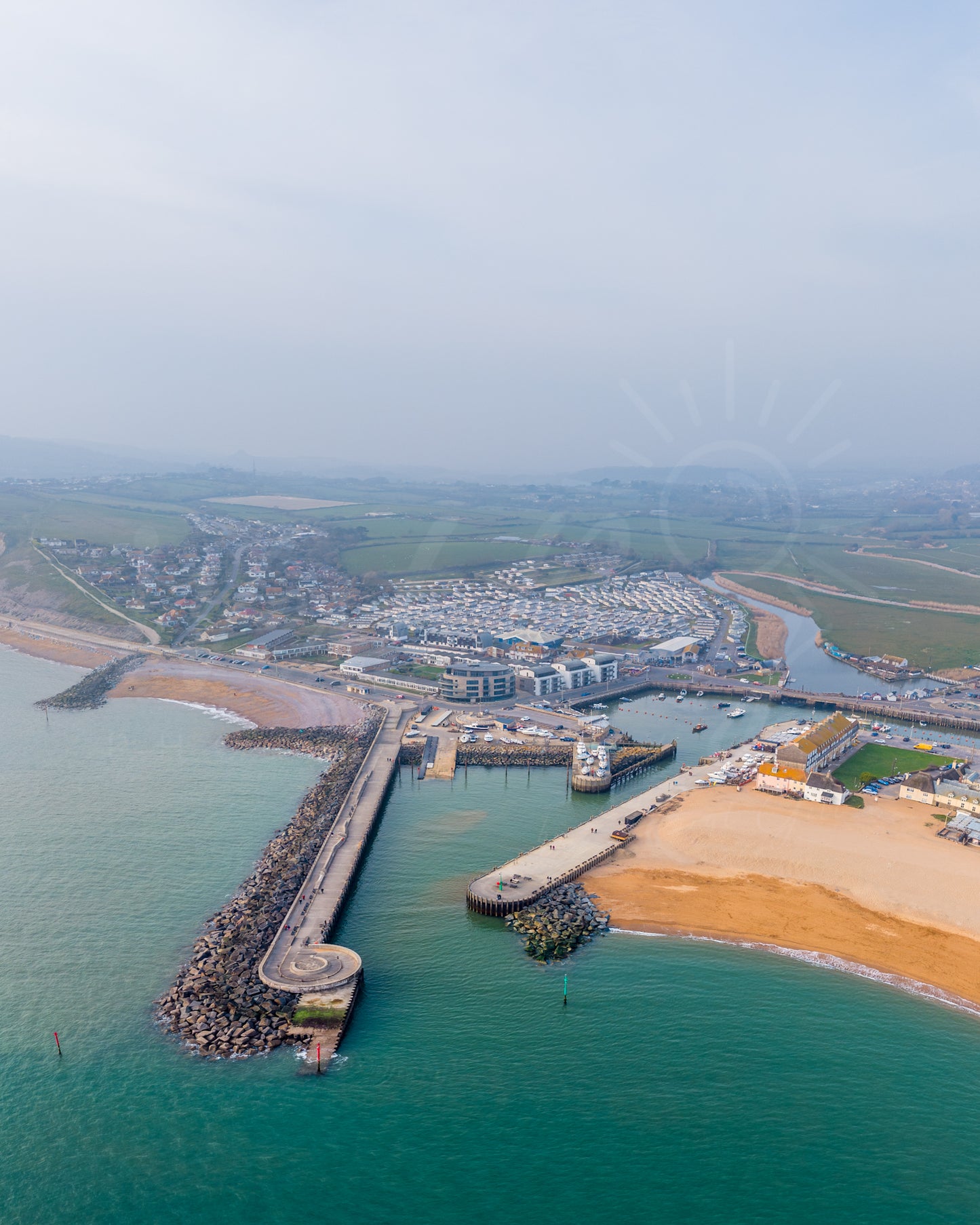 West Bay Harbour from Above - West Bay | Dorset (Copy)