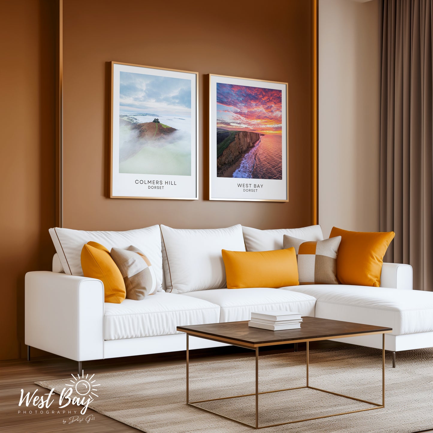 East Cliff Sunrise | West Bay | Travel Print | Dorset