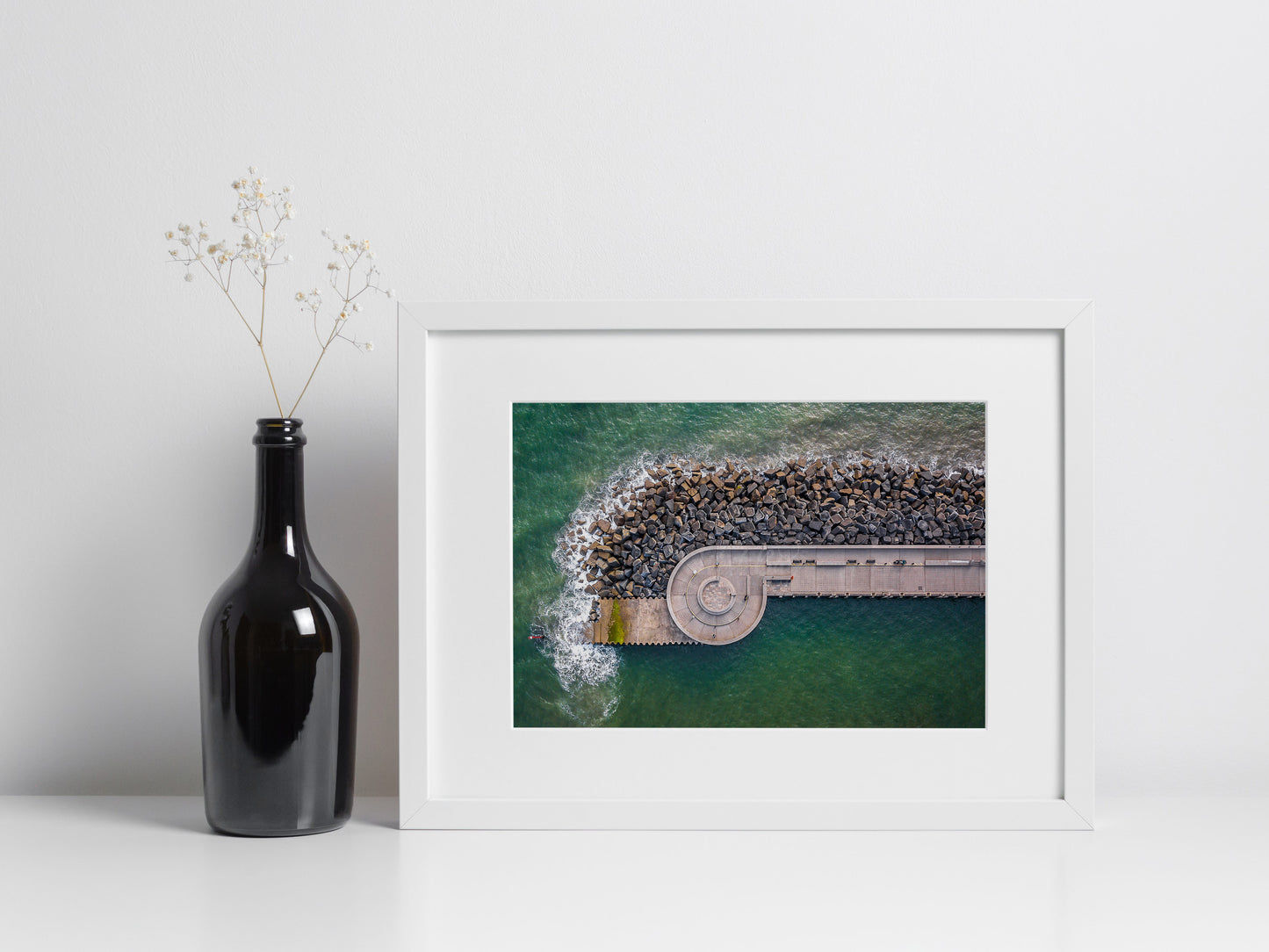 Over The Pier - West Bay - Postcard/Print