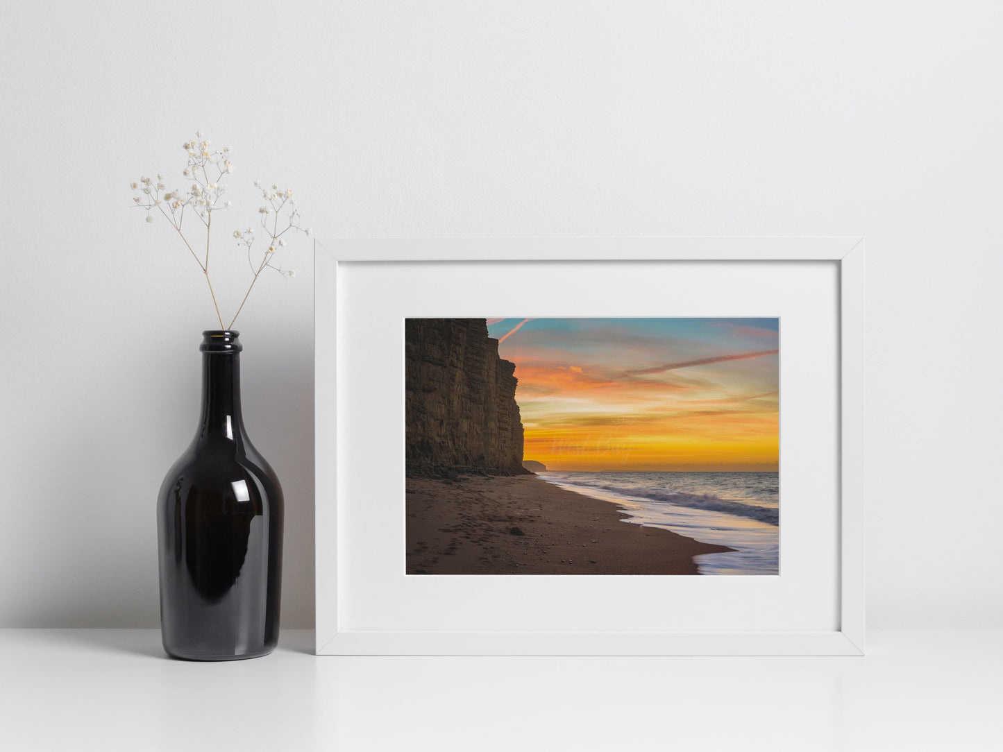 The Last Sunrise - West Bay - Postcard/Print