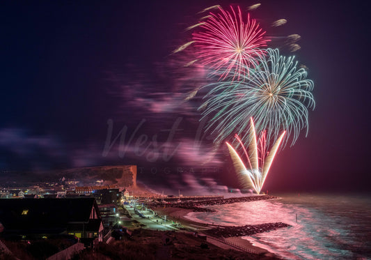 Fireworks From West Cliff - West Bay | Dorset