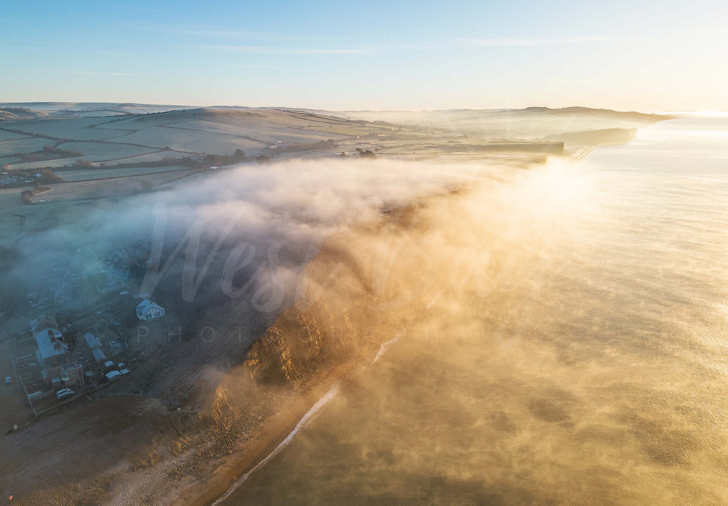 East Cliff in The Mist 3 - West Bay | Dorset
