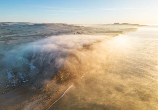 East Cliff in The Mist 3 - West Bay | Dorset
