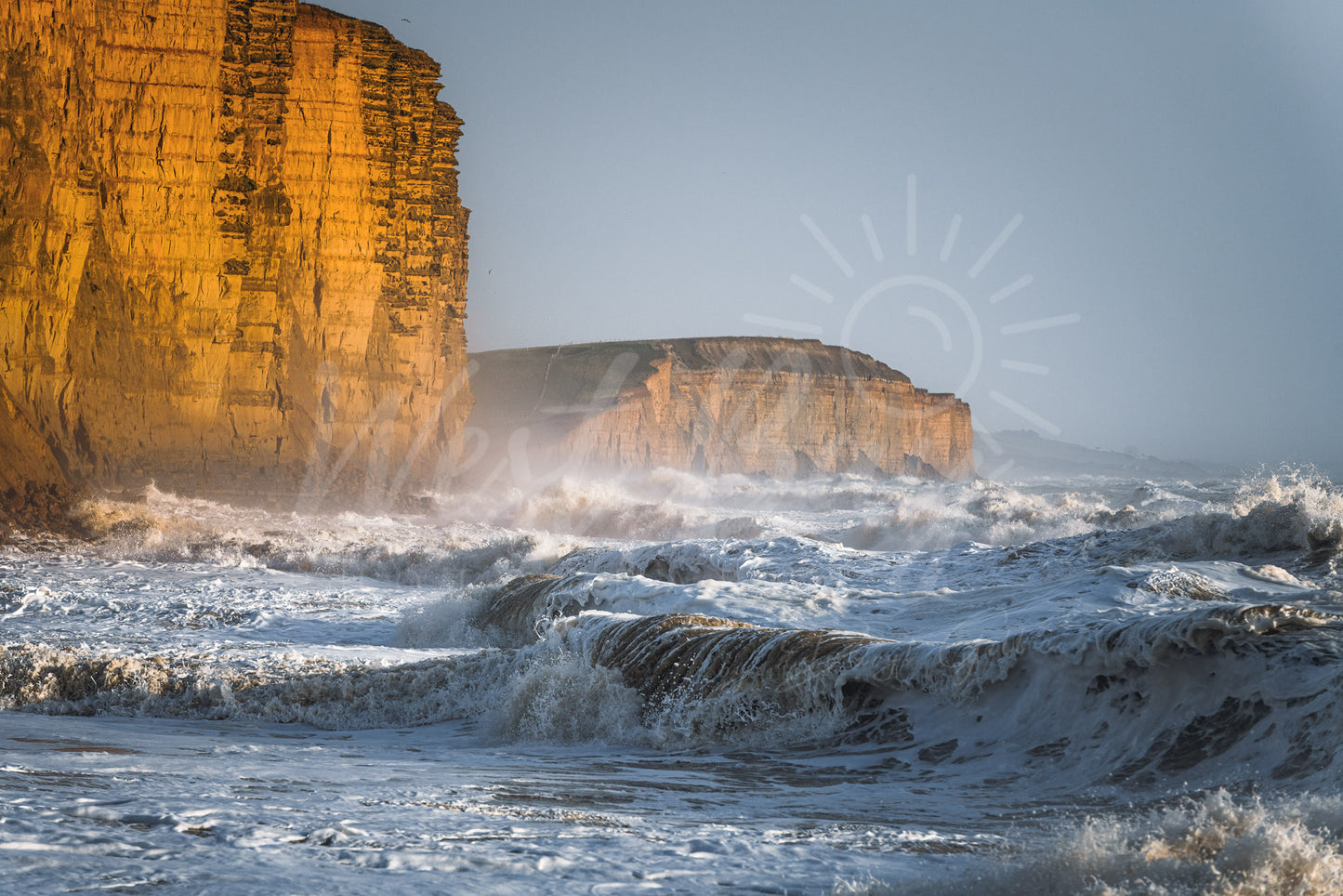 Golden Cliffs & Winter Seas - West Bay | Dorset