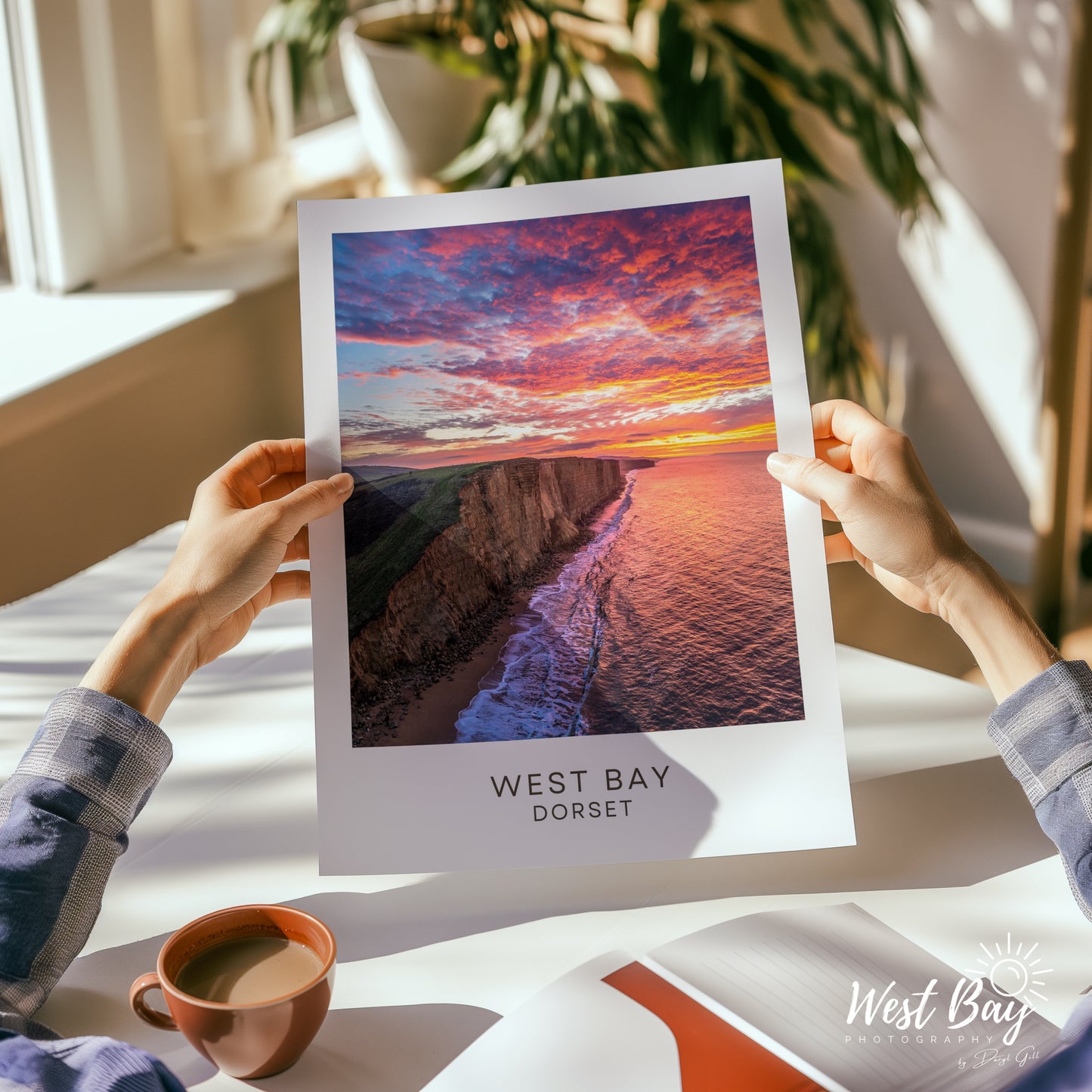 East Cliff Sunrise | West Bay | Travel Print | Dorset
