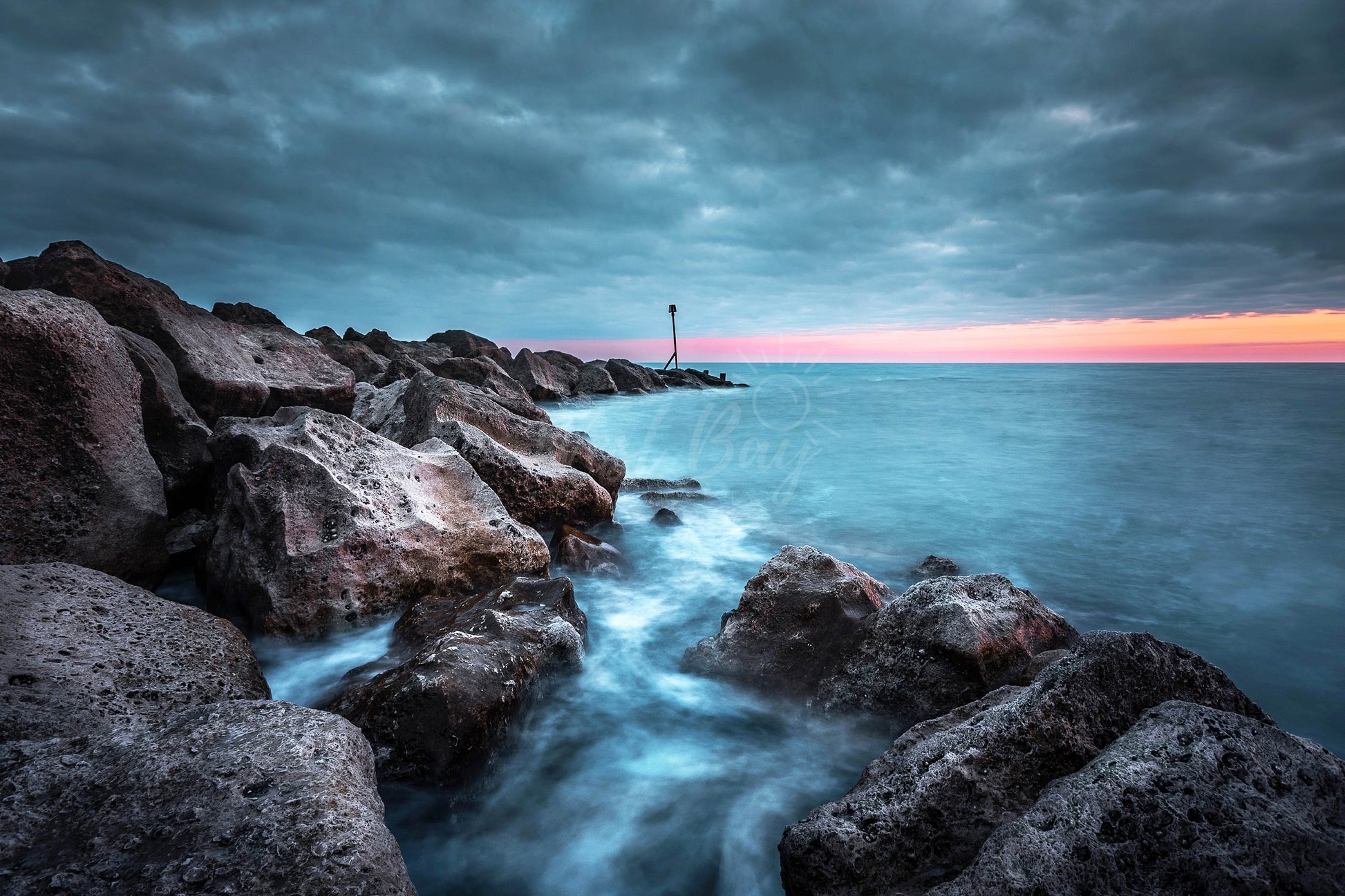 Between The Rocks - West Bay - West Bay Photography