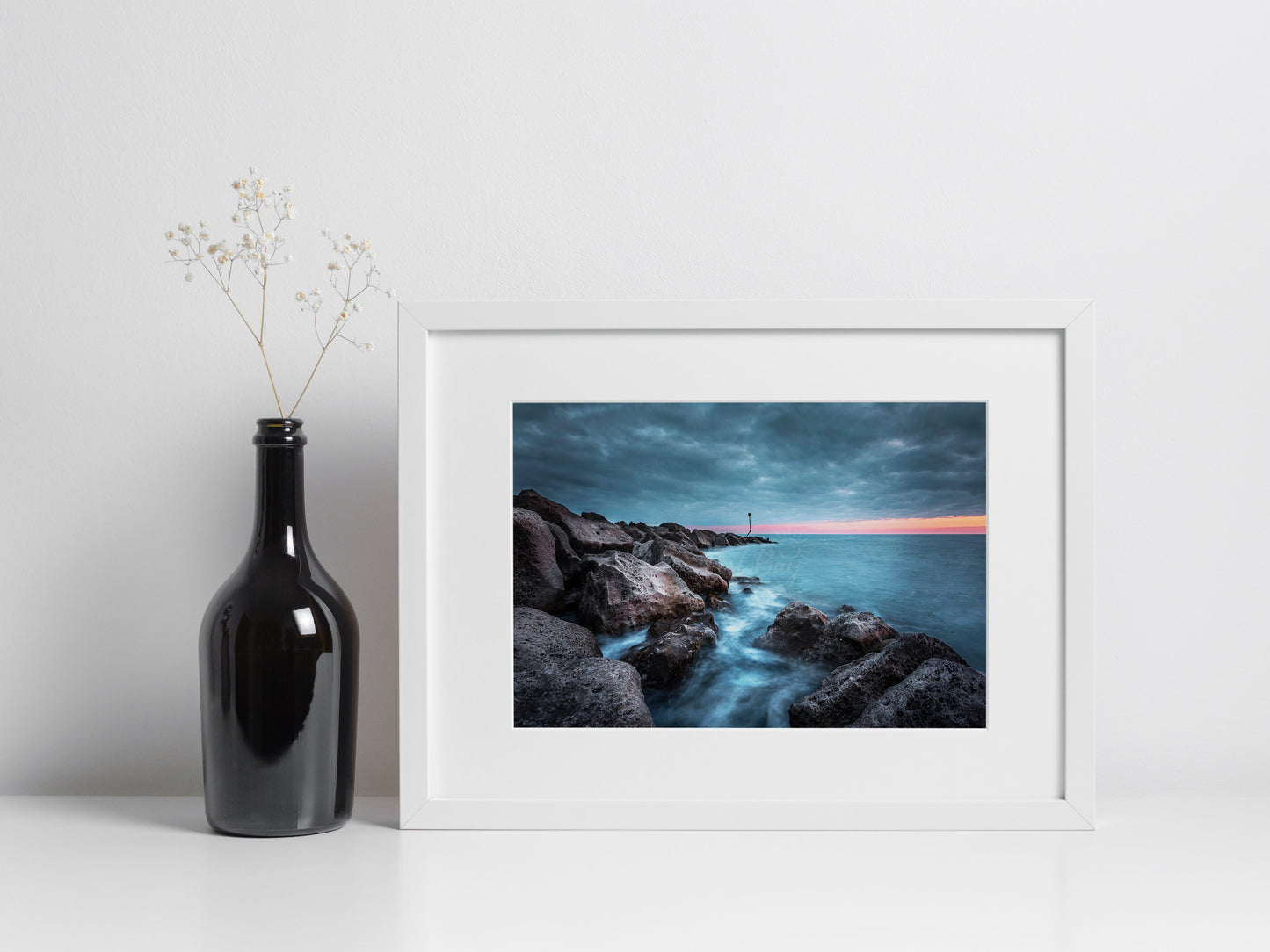 Between The Rocks - West Bay | Dorset - Framed Prints