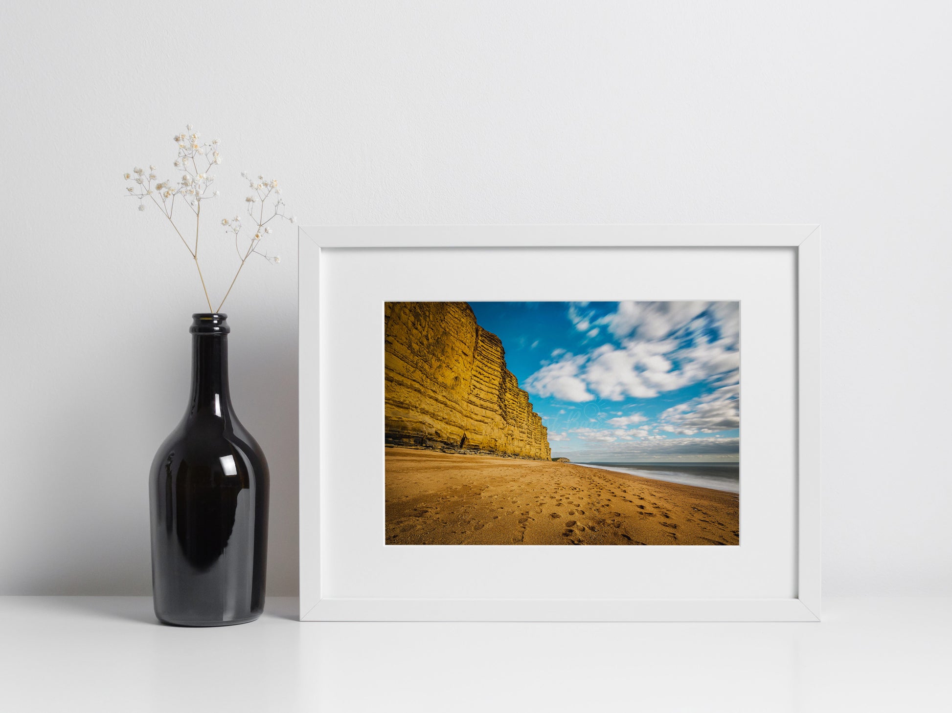 East Cliff To Burton - West Bay - Postcard/Print