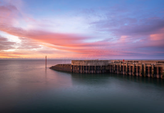 Jurassic Pier Sunrise - West Bay | Dorset