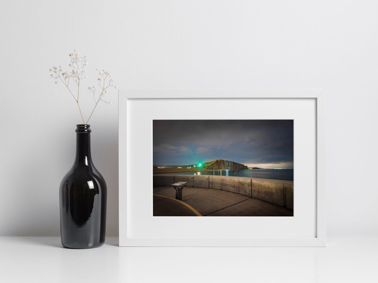 Nights On The Pier - West Bay - Postcard/Print