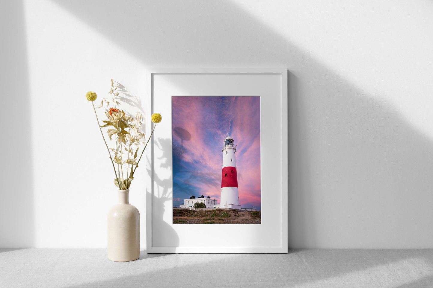 Pink Sky At Portland Bill Lighthouse - Portland | Dorset